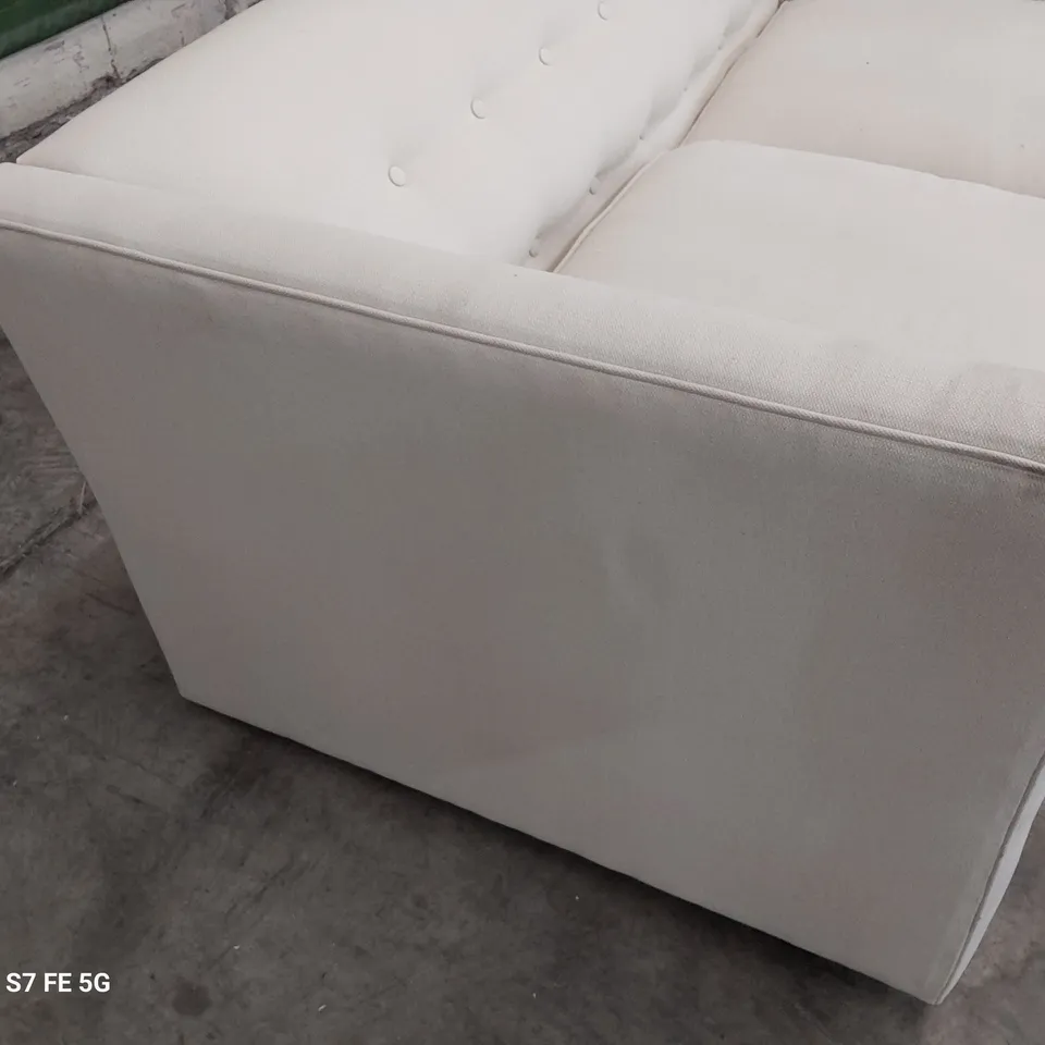 DESIGNER GASTARD METAL ACTION SOFABED MERINGUE FABRIC 