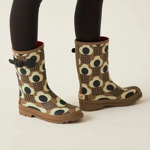 BRAND NEW REGATTA ORLA QUARTER WELLY IN RAIN CLOUD TAN - UK 4