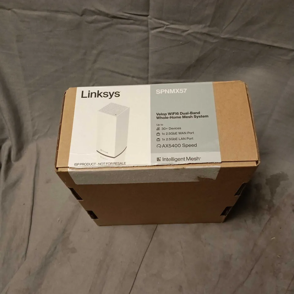 LINKSYS VELOP WIFI 6 DUAL-BAND WHOLE-HOME MESH SYSTEM SPNMX57 – BOXED