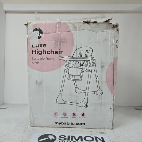 MY BABIIE LUXE HIGHCHAIR – SUITABLE FROM BIRTH