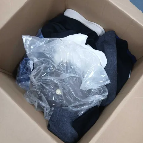 BOX OF APPROXIMATELY 18 ASSORTED ITEMS TO INCLUDE: ONLY LONGLINE PUFFER 