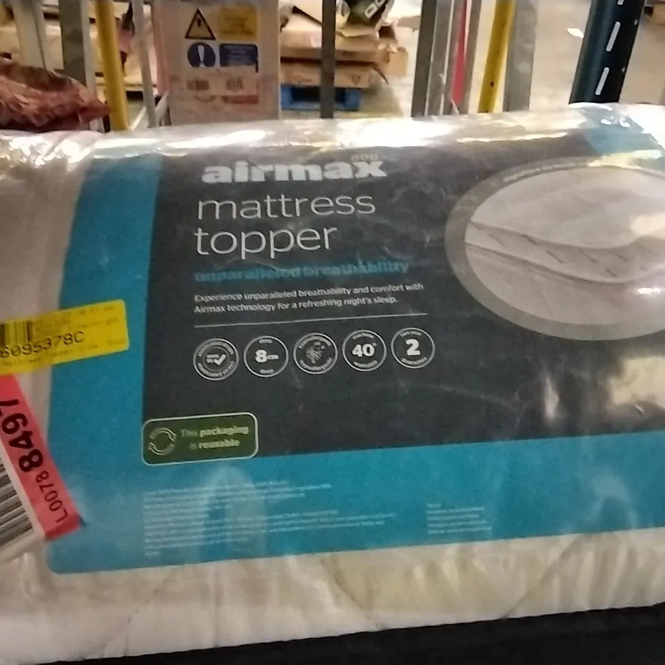 BAGGED SILENTNIGHT AIRMAX 800 MATTRESS TOPPER - SIZE DOUBLE