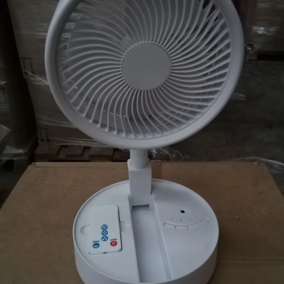 BOXED MY FOLD AWAY FAN FLOOR FAN & TABLE FAN 2-IN-1