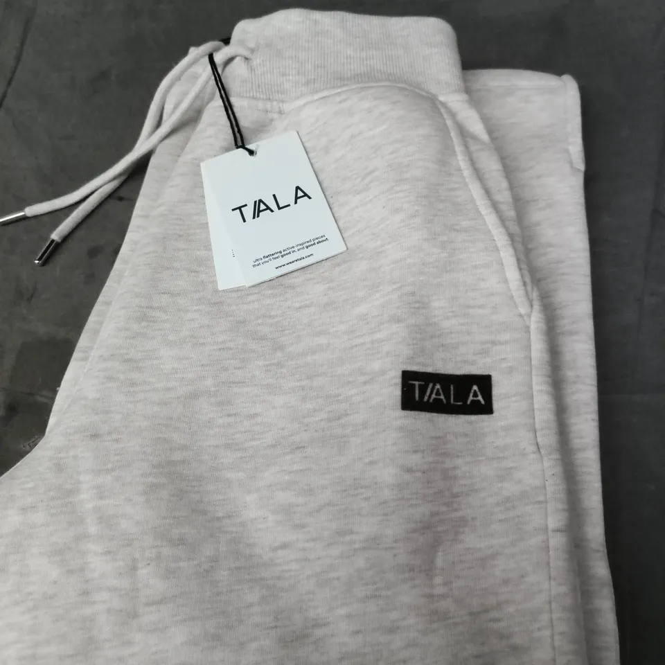 TALA WIDE LEG JOGGER – OAT MARL – UK XS