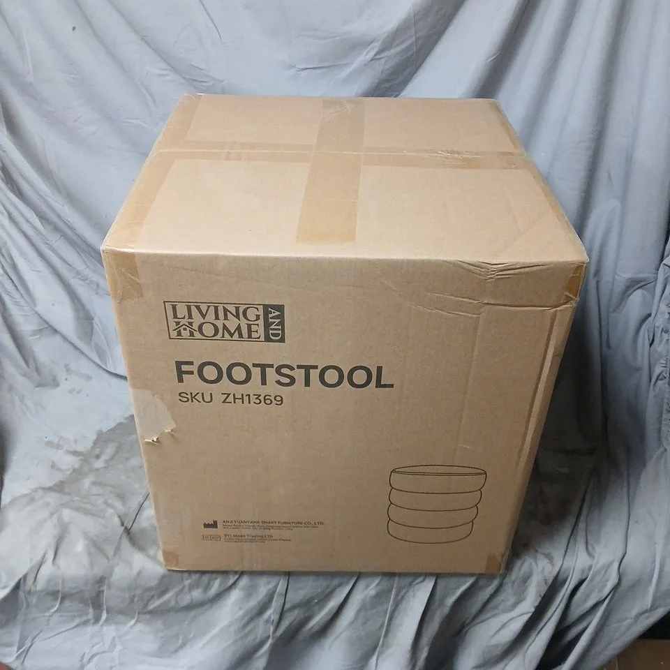 boxed Living and Home footstool (SKU ZH1369) 