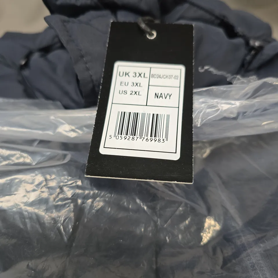 BIG DUDE PUFFER COAT BLUE SIZE 3XL