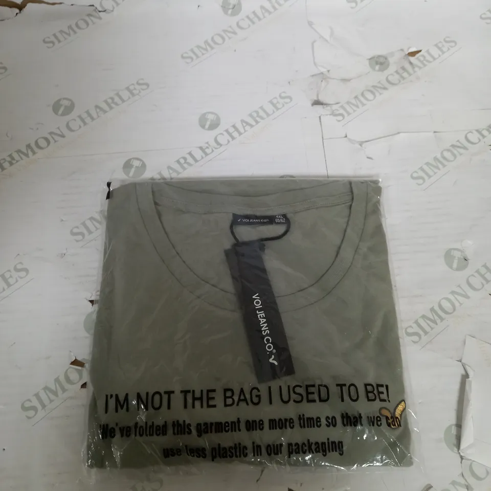 BAGGED VOI LOGO CASUAL T-SHIRT SIZE 4XL