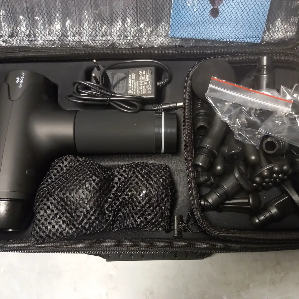 BOXED CHIROGUN PERCUSSION MASSAGE GUN 