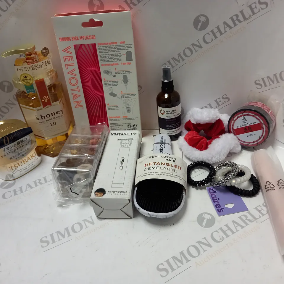 LOT OF BEAUTY PRODUCTS TO INCLUDE DEEP MOIST SHAMPOO, ETC
