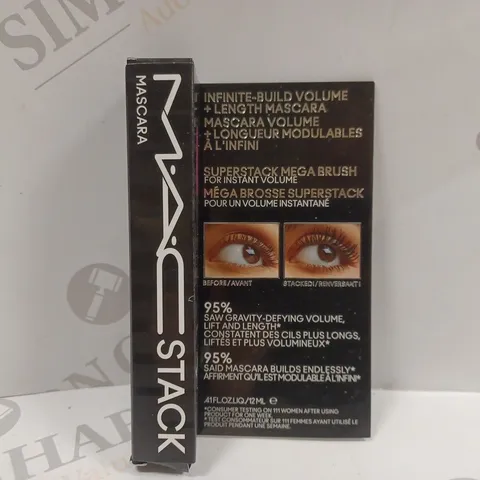 MAC BLACK STACK MASCARA SUPERSTACK MEGA BRUSH VOLUME