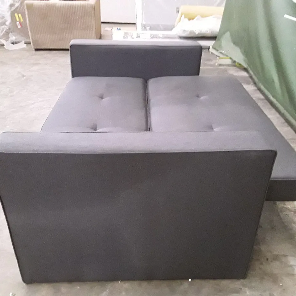 QUALITY DESIGNER CLIC-CLAC SOFA BED - GREY FABRIC