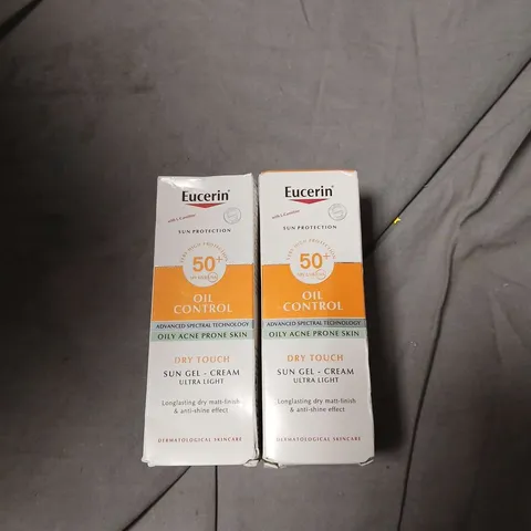 EUCERIN OIL CONTROL SUN GEL-CREAM SPF 50+ – 2 BOXED UNITS