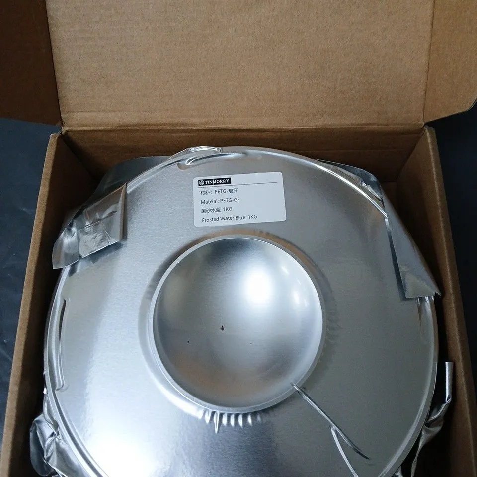 TINMORRY 3D PRINTING FILAMENT PETG-GF FROSTED WATER BLUE 1KG