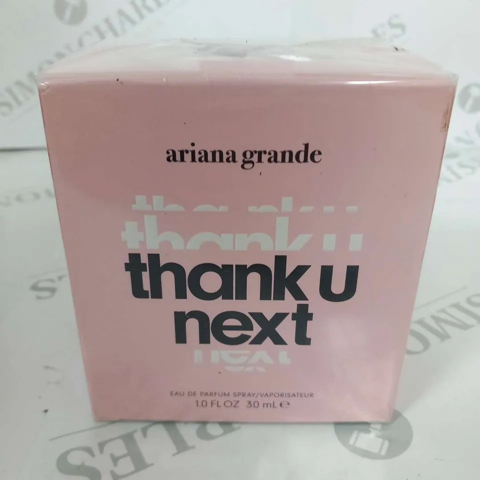 BOXED AND SEALED ARIANA GRANDE THANK U NEXT EAU DE PARFUM 30ML