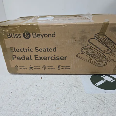 BLISS & BEYOND ELECTRIC SEATED PEDAL EXERCISER – BOXED
