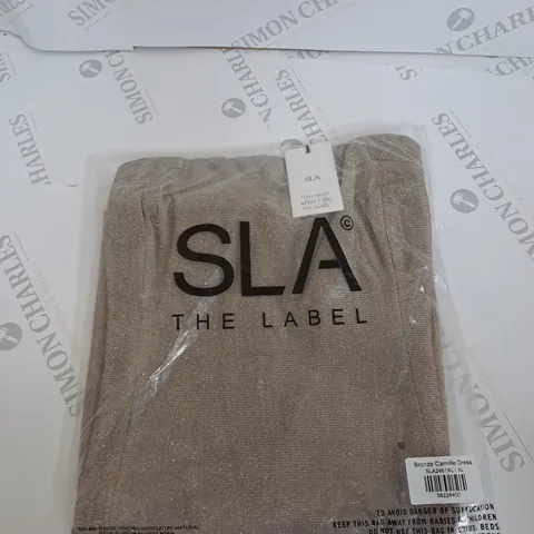 SLA THE LABLE BRONZE CAMILLE DRESS SIZE XL