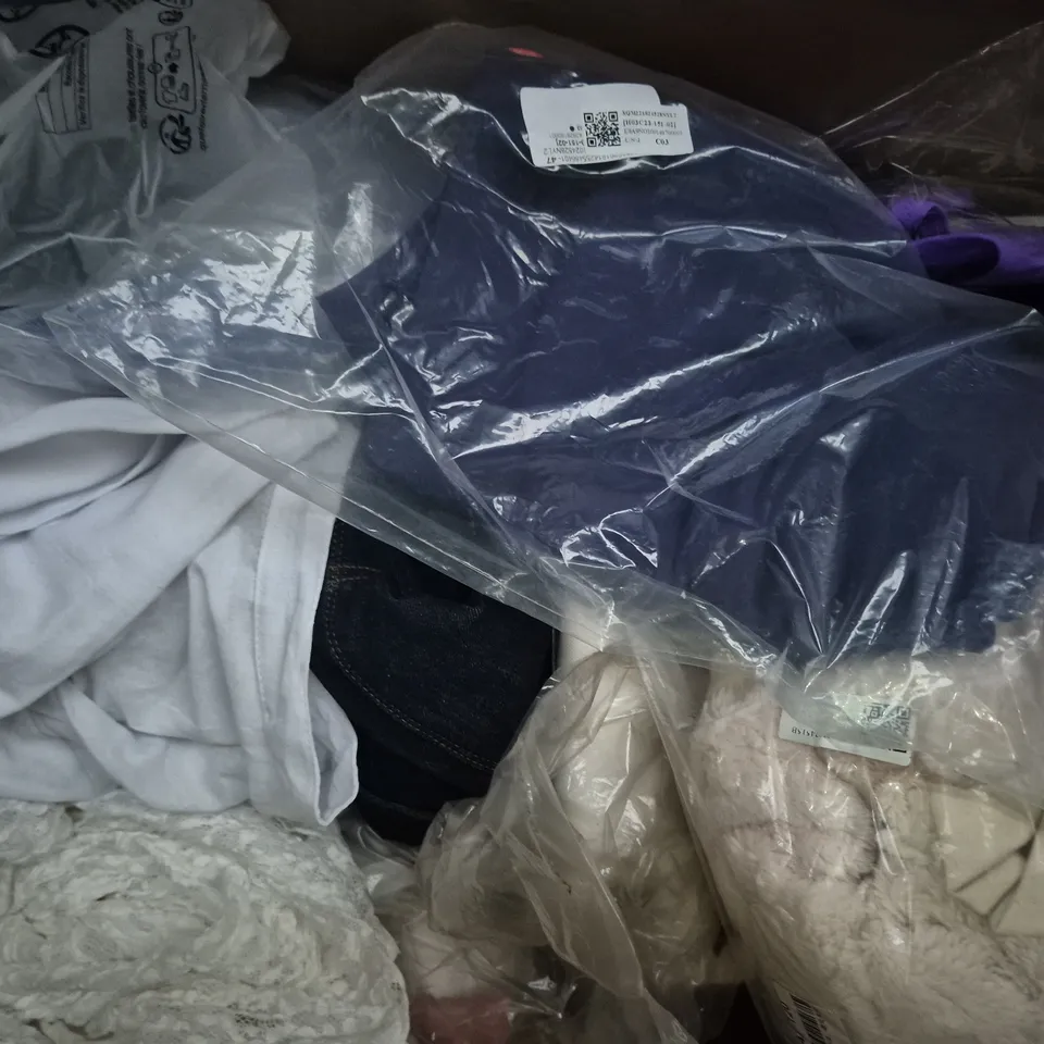 APPROXIMATELY 25 ASSORTED CLOTHING AND FASHION PRODUCTS IN VARIOUS STYLES AND SIZES - COLLECTION ONLY