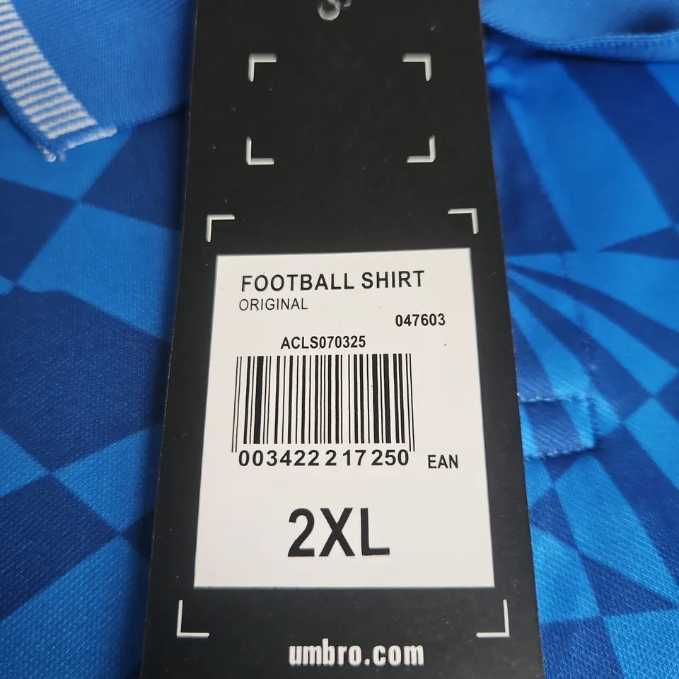 RETRO NAPOLI FOOTBALL SHIRT - UMBRO - 2XL