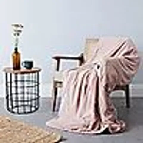 COZEE HOME FAMILY SIZED FAUX FUR & VELVETSOFT HEATED THROW