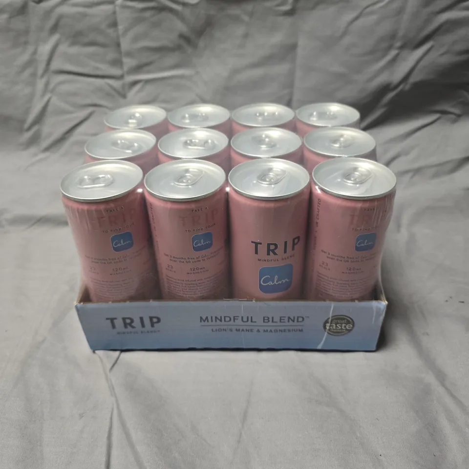 12 X TRIP MINDFUL BLEND DRINKS - WILD STRAWBERRY 