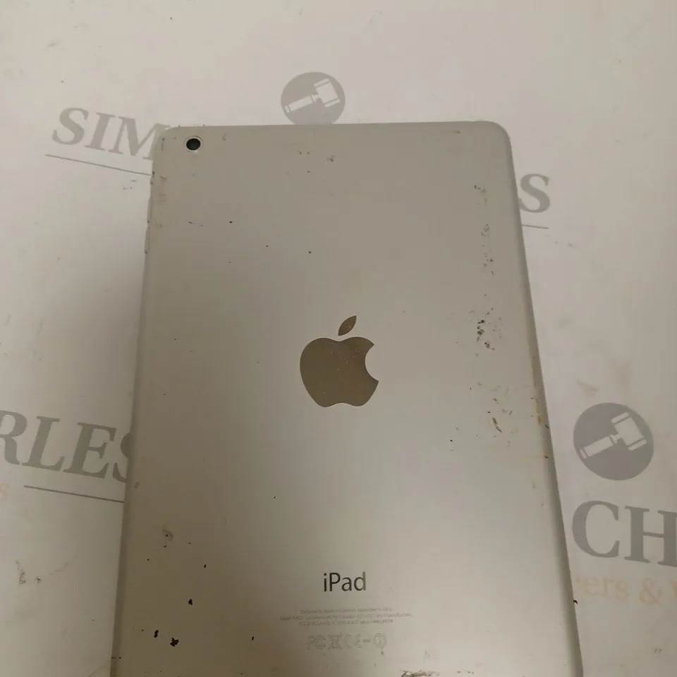 UNBOXED APPLE IPAD MINI MODEL A1432 SILVER/WHITE