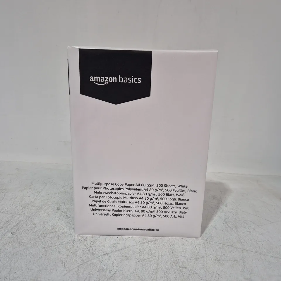 AMAZON BASICS 4-PACK OF A4 COPY PAPER 80GSM
