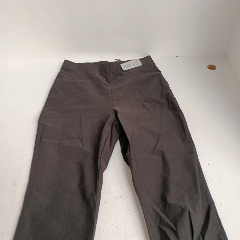ROMAN BENGALINE CROP TROUSERS – BLACK, UK 10 (US 6, EU 38)