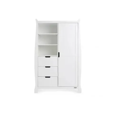 BOXED OBABY STAMFORD DOUBLE WARDROBE - WHITE (3 BOXES)