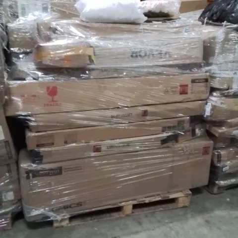 PALLET OF ASSORTED HOUSEHOLD GOODS AND PRODUCTS TO INCLUDE;JEWELLERY CABINET,BLANKET,DOG BED 