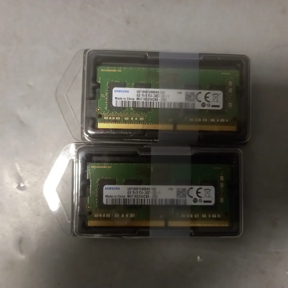 2X SAMSUNG 4GB 2400MHZ DDR4 MEMORY MODULE