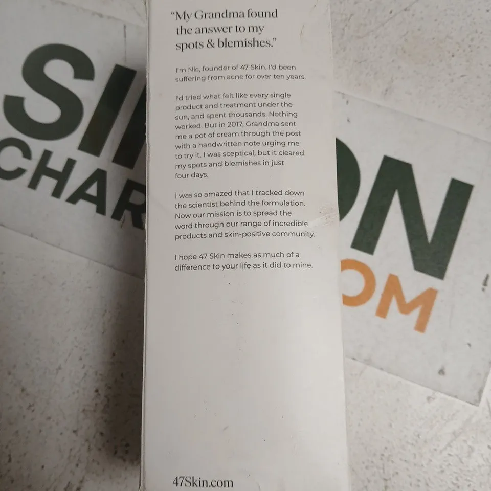47 SKIN SERUM – ANTI-BLEMISH & SCAR REPAIR, WITH SILVER CHITODERM, 300 ML