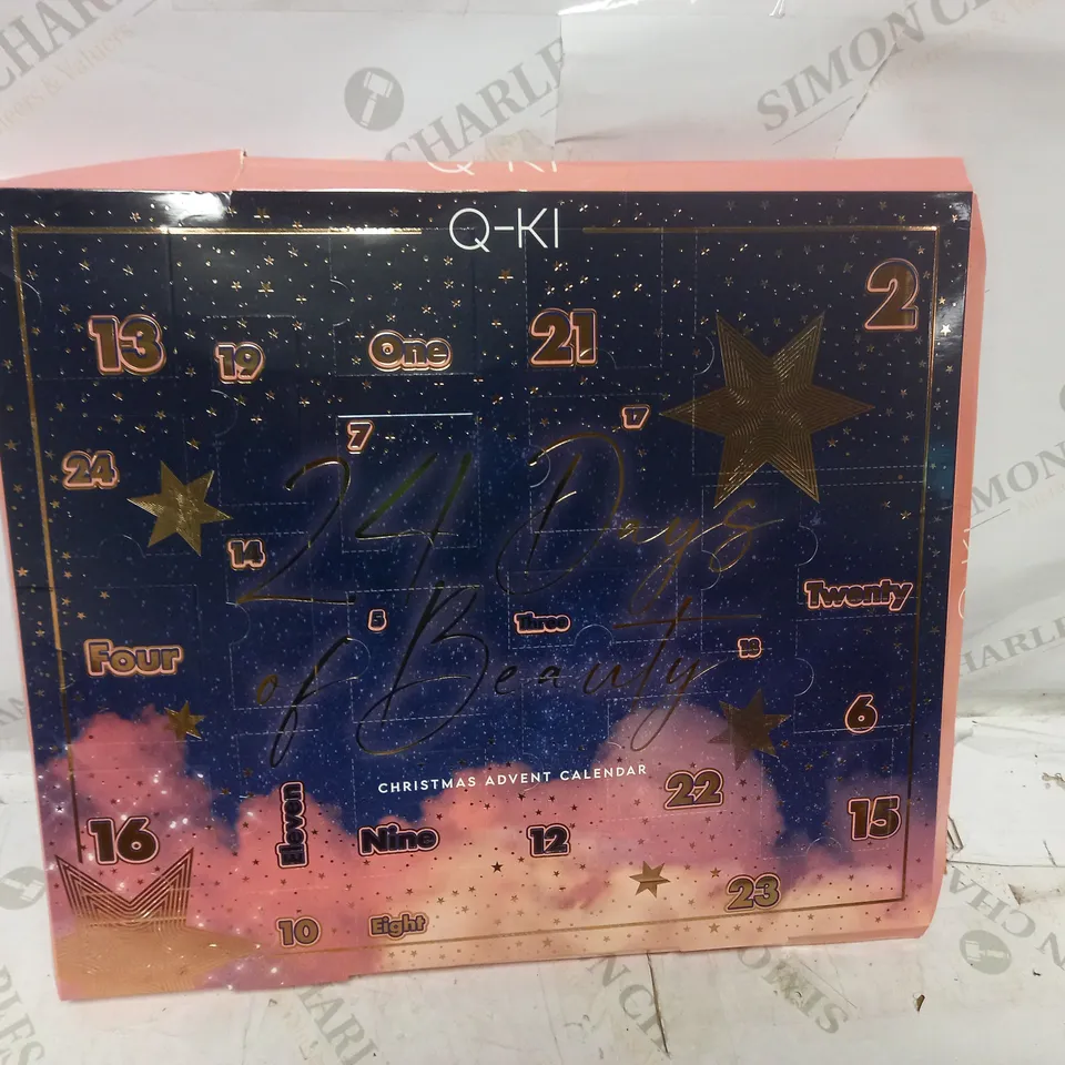 Q-KI 24 DAYS OF BEAUTY ADVENT CALENDAR RRP £19.99