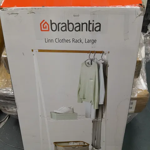 BRABANTIA LINN LARGE CLOTHES RACK - WHITE - COLLECTION ONLY 