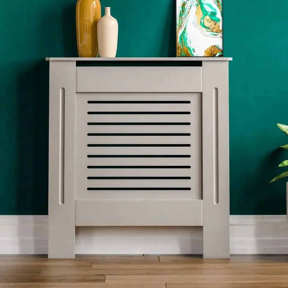 BOXED RESSIE RADIATOR COVER SIZE: 82 X 111 X 19CM COLOUR: UNFINISHED (1 BOX)