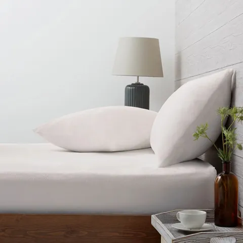 COZEE HOME VELVETSOFT FITTED SHEETS & PILLOWCASES COLLECTION IN CHARCOAL - DOUBLE 