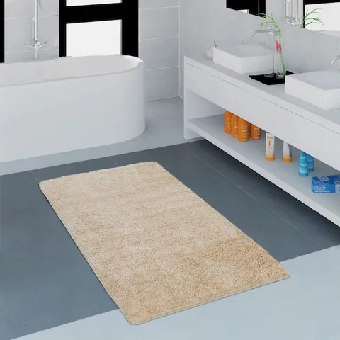 BRAND NEW PACO HOME LAGOS 750 BATH MAT IN BEIGE - 50×80CM