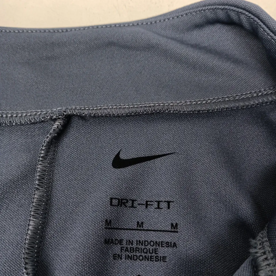 NIKE DRI-FIT ZIP TOP - NAVY, SIZE M