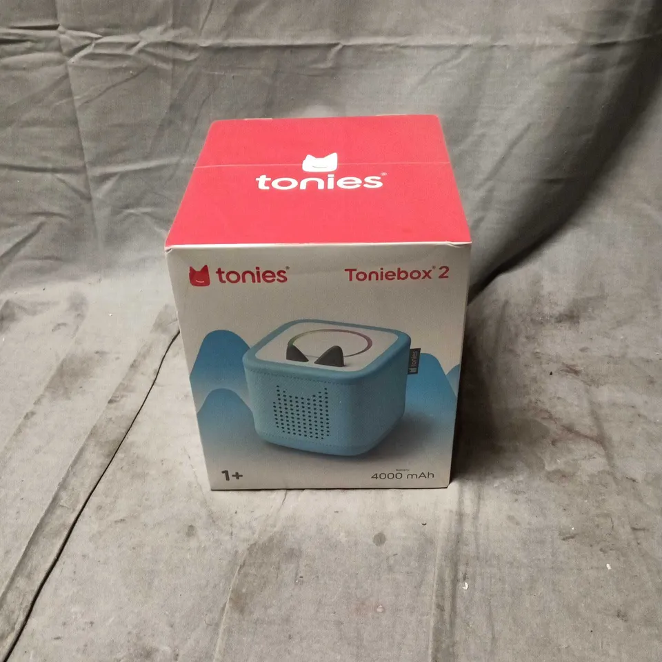 TONIES TONIBOX 2 - BLUE, 4000 MAH, AGE 1+ (BOXED) SEALED