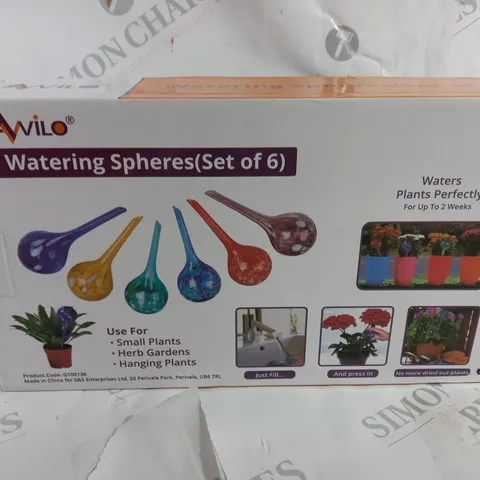 BOXED AVILO WATERING SPHERES SET OF 6