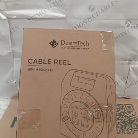 BOXED CABLE REEL 4 SOCKETS 