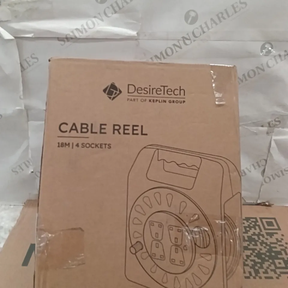 BOXED CABLE REEL 4 SOCKETS