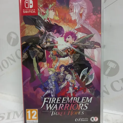 FIRE EMBLEM WARRIORS THREE HOPES NINTENDO SWITCH GAME