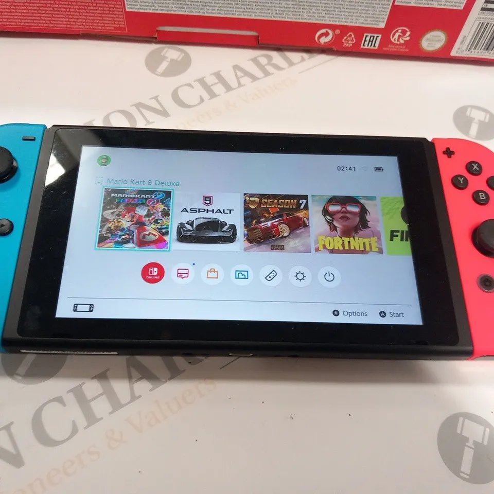 BOXED NINTENDO SWITCH HANDHELD GAMES CONSOLE