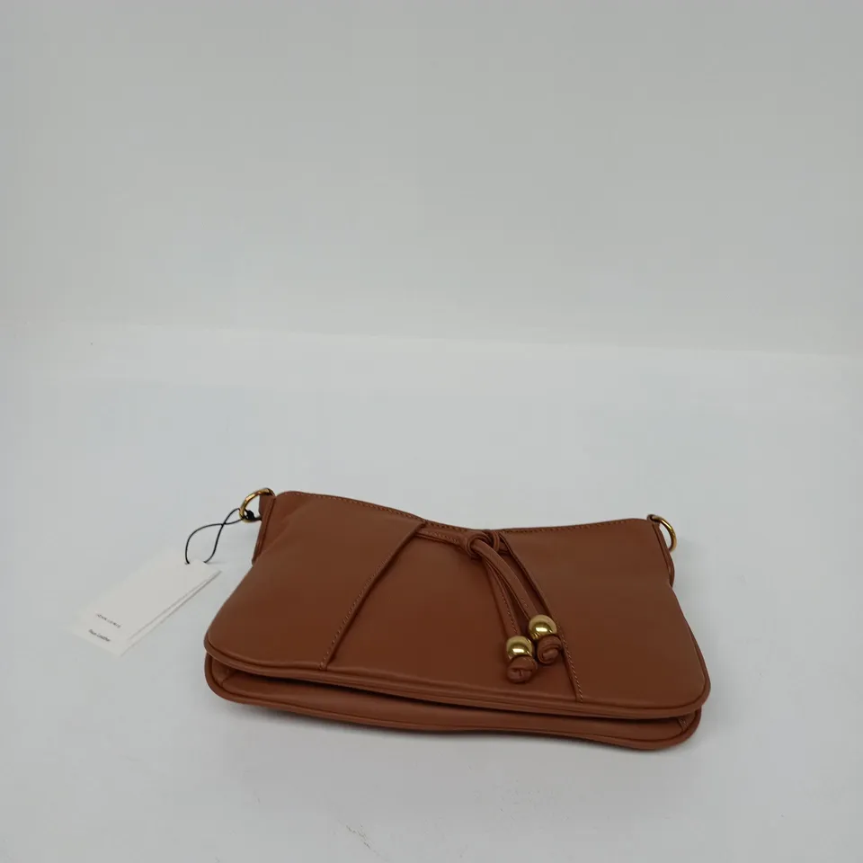 JOHN LEWIS FAUX LEATHER CROSSBODY BAG – BROWN