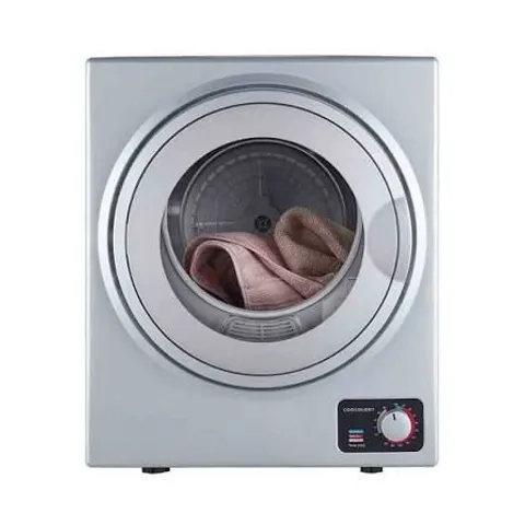 BOXED COOKOLOGY CMVD25SL MINI VENTED TUMBLE DRYER 2.5KG - SILVER
