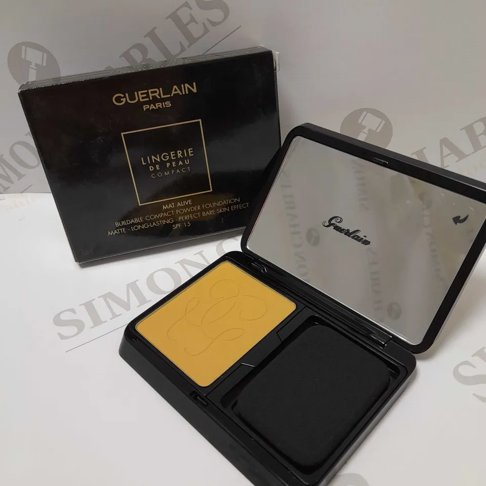 GUERLAIN LINGERIE DE PEAU BUILDABLE COMPACT POWDER FOUNDATION - 04N MEDIUM 
