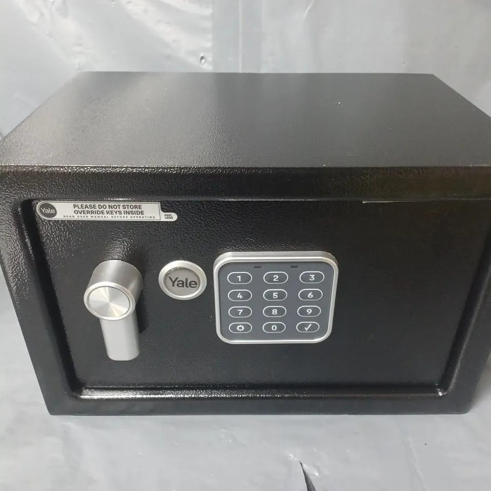 BOXED YALE ELECTRONIC SAFE SMALL IN BLACK