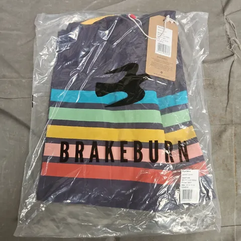 BAGGED BRAKEBURN MARINE T-SHIRT IN NAVY MULTI - UK 10
