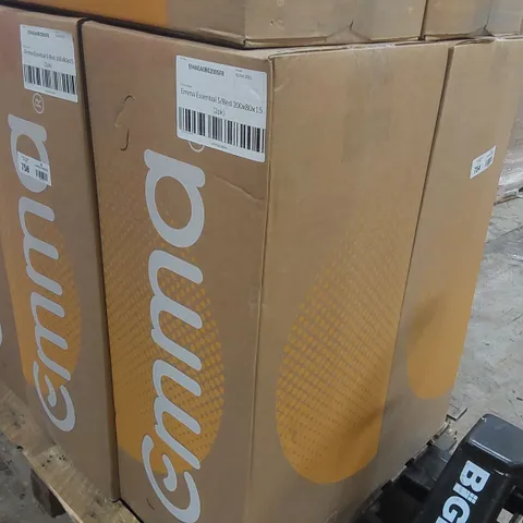 BRAND NEW BOXED EMMA ESSENTIAL MATTRESS - 2 CO-PACKED 80X200 MATTRESSES - FR