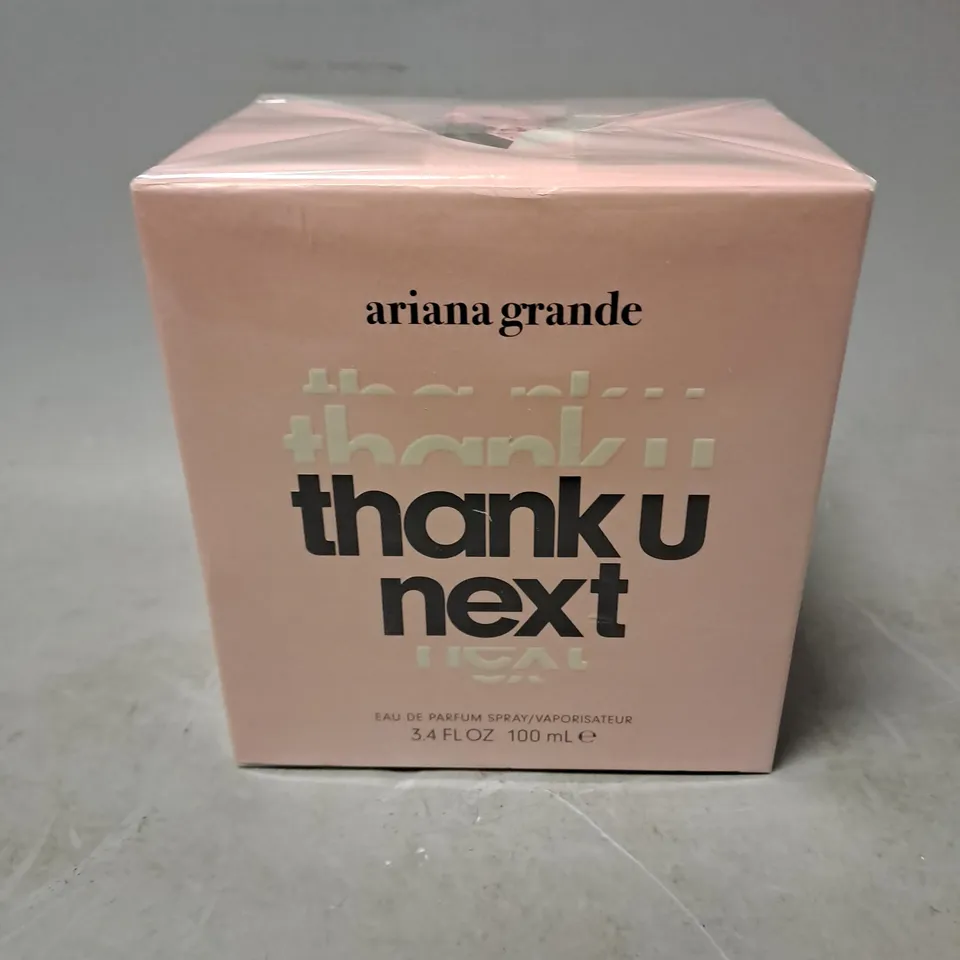 BOXED AND SEALED ARIANA GRANDE THANK U NEXT EAU DE PARFUM SPRAY 100ML